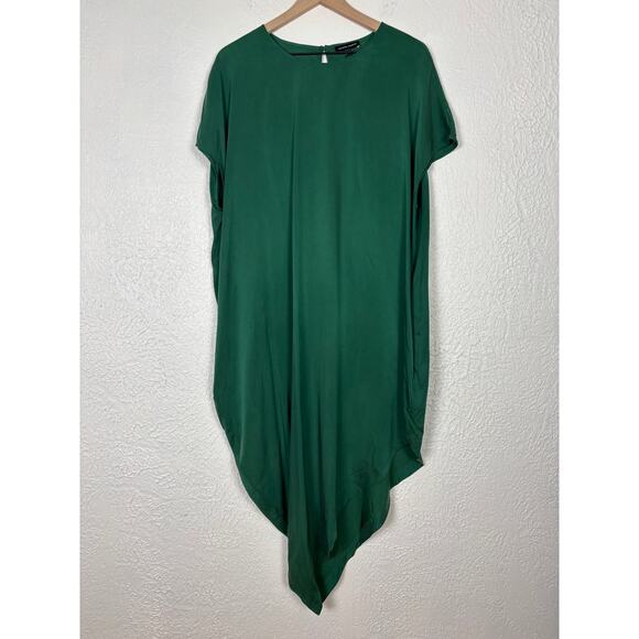 Universal Standard Cupro Geneva Asymmetrical Dress NWOT Size Medium - Picture 2 of 5